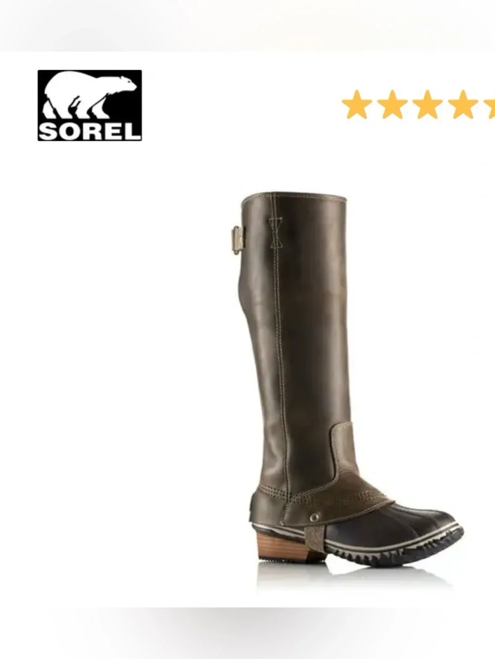Sorel Slimpack Riding Tall Winter Boot - Women's-Nori New 7.5